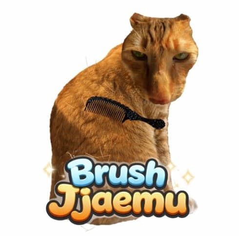 Brush Jjaemu: A Fast-Paced Cat Brushing Arcade Game - play online free