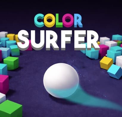 Color Surfer: Un arcade runner gratis para el navegador que va a destrozarte los reflejos - play online free