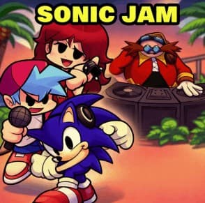 FNF Sonic Jam: Batalla de ritmo online gratis que está muy dura - play online free