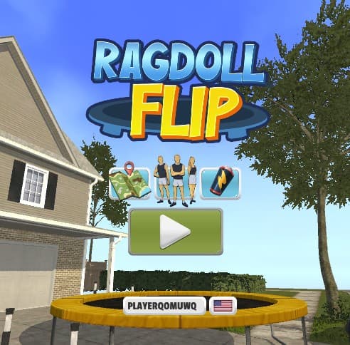 Juega a Ragdoll Flip gratis online: Juego de acrobacias con física - play online free