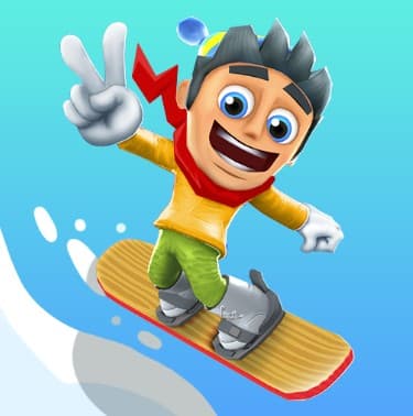 Ski Frenzy: Escape the Avalanche in This Free Browser Sport Game - play online free
