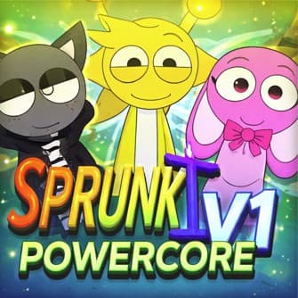 Juega a Sprunki Powercore V1 Gratis Online | Mod de Mezcla Musical - play online free