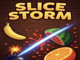 Claw AI에서 무료로 즐기는 SliceStorm: 과일 베기 아케이드 게임