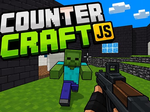Counter Craft JS: Shooter de navegador tipo CSGO x Minecraft gratis - play online free