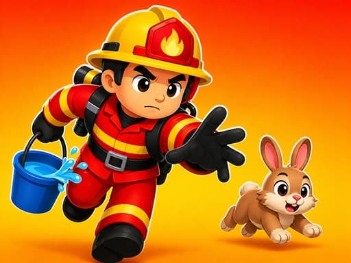 Rescue Rush: Wildfire Review — Un buen Arcade, Mecánicas de Manguera Simples - play online free