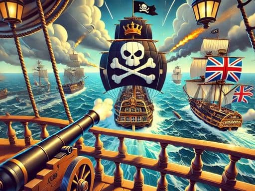 Reyes del Mar Gratis Online — Un juego de batallas piratas que vale la pena - play online free