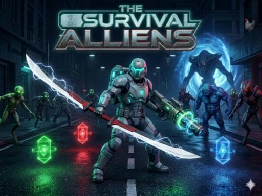 THE SURVIVAL ALIENS - Shooter de Supervivencia Alienígena Gratis 2026 - play online free
