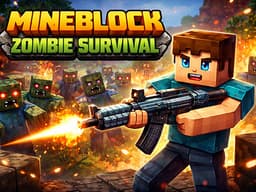 Mineblock Zombie Survival - Free Browser Shooting Game