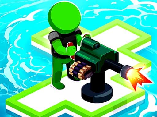Crazy Sea Battle: Construye tu balsa y pelea por el control del océano - play online free