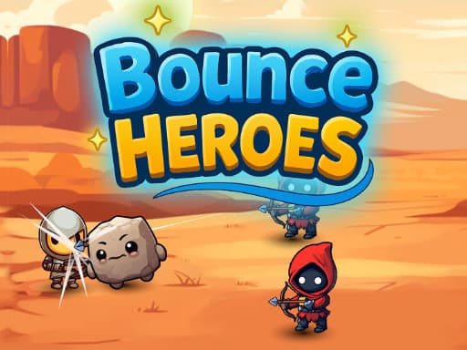 Bounce Heroes — Un RPG relajado para el almuerzo extrañamente adictivo - play online free
