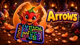 애로우즈 무료 온라인 퍼즐 게임 — Claw AI Game에서 논리력 테스트