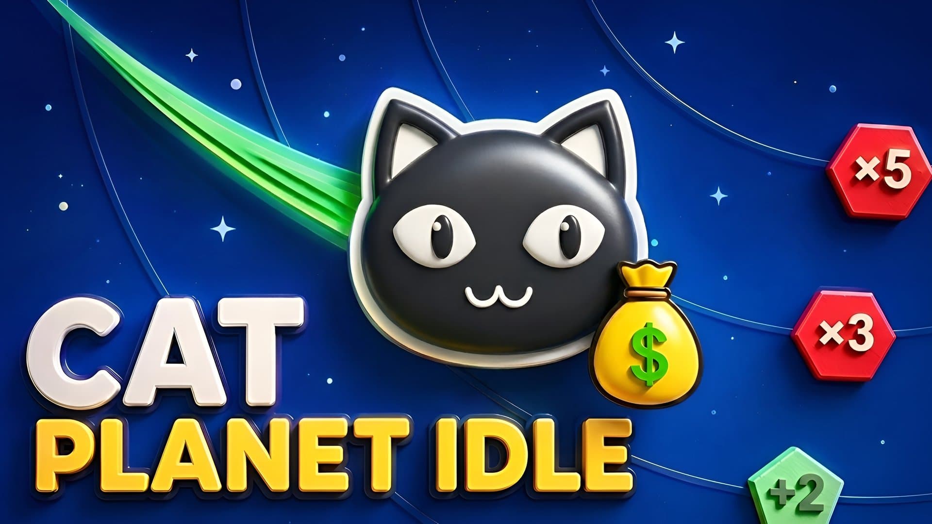 Reseña de Cat Planet Idle: Buenos números, estrategia orbital superficial - play online free