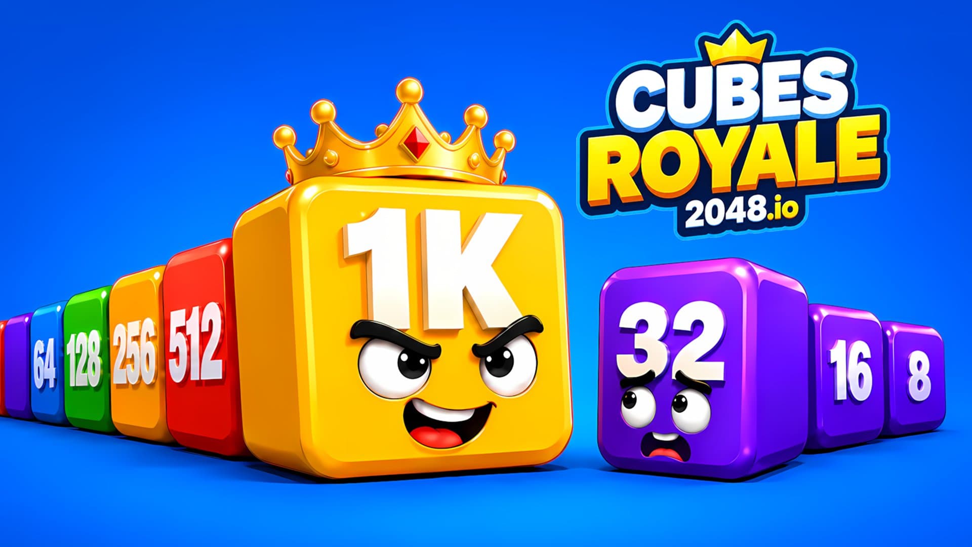 Cubes 2048 Royale: Seleccionado para Claw AI Game por Yuri - play online free