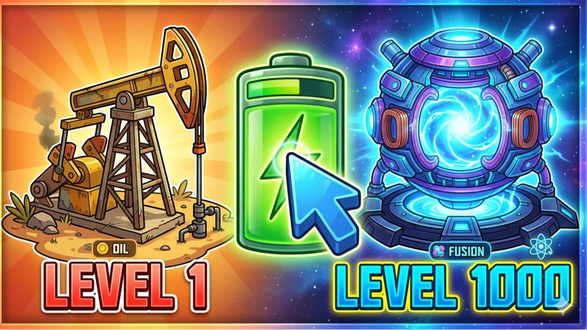 Evolución de Energía - Juego Clicker Gratis para Navegador - play online free