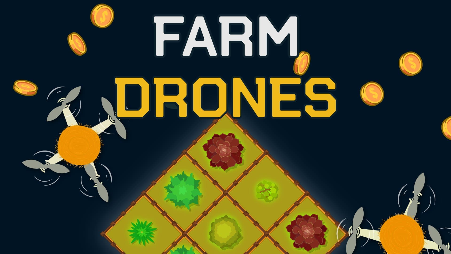 Reseña de Dronas de Granja — Idle Clicker con automatización que funciona - play online free