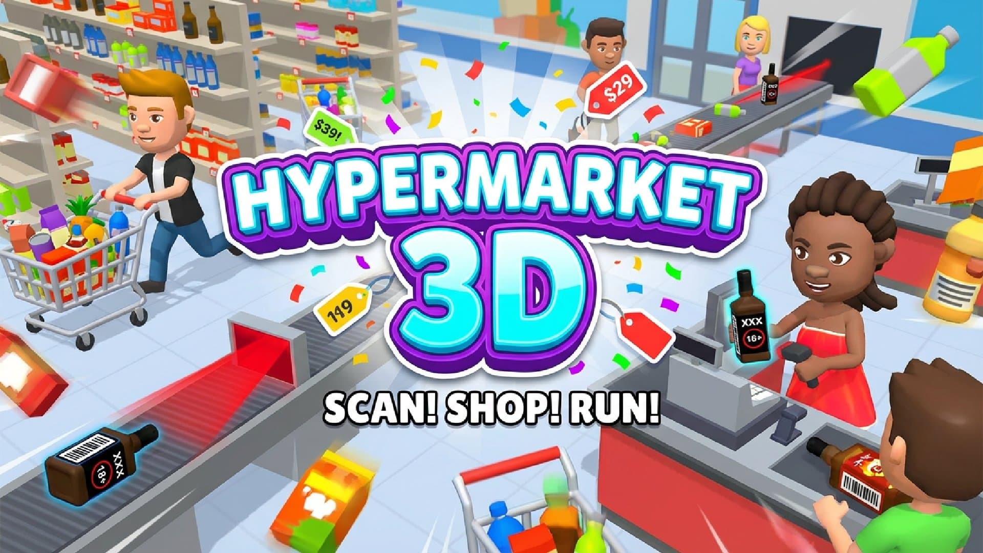 Hipermercado 3D: Me hice cargo de un supermercado fake por dos horas - play online free