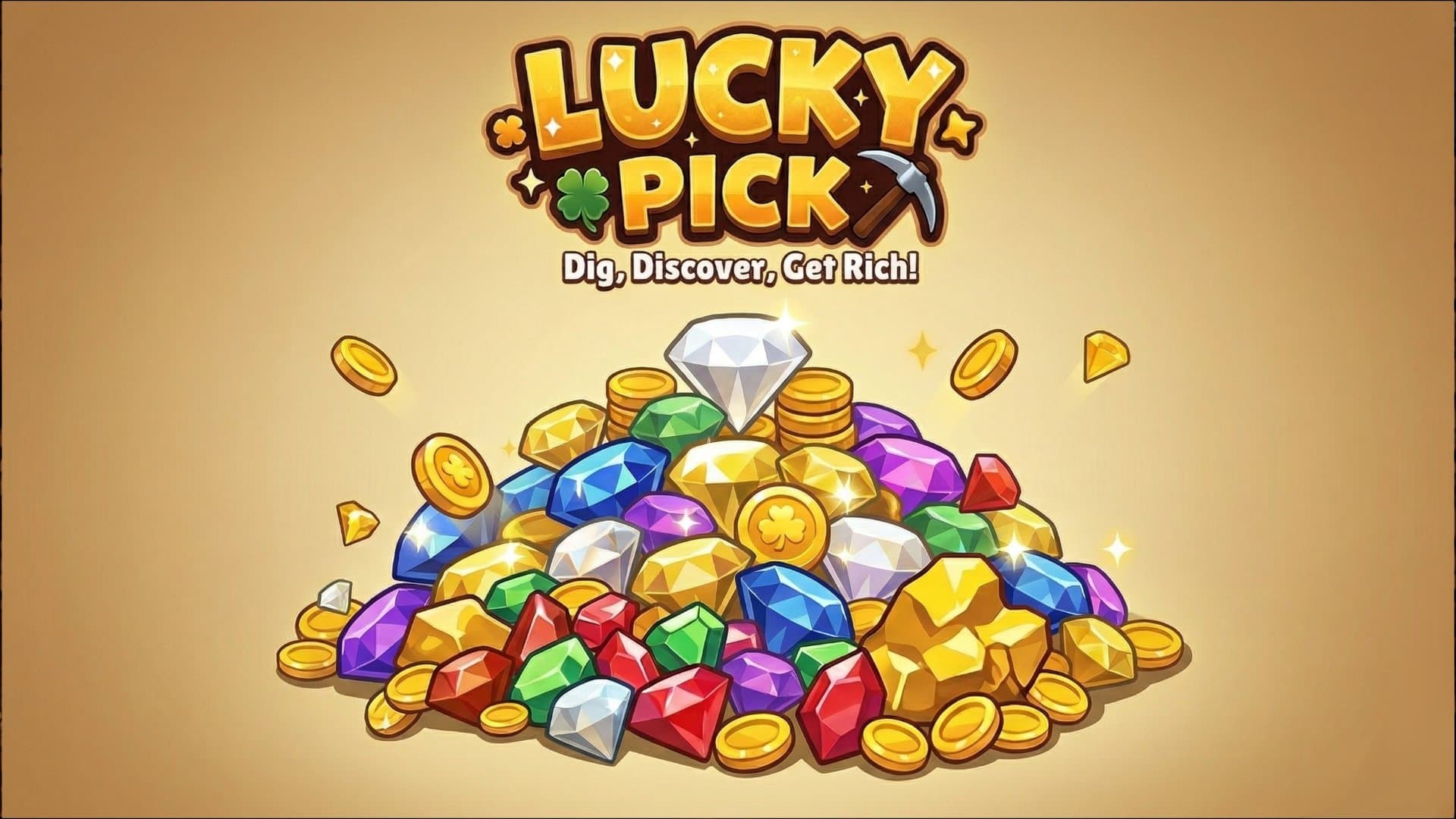 Juega Lucky Pick Gratis — Juego Idle Clicker de Minería - play online free