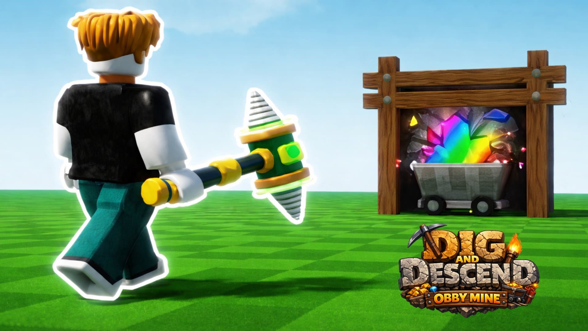 Cava y Desciende: Obby Mine - Reseña de un juego gratis para navegador - play online free