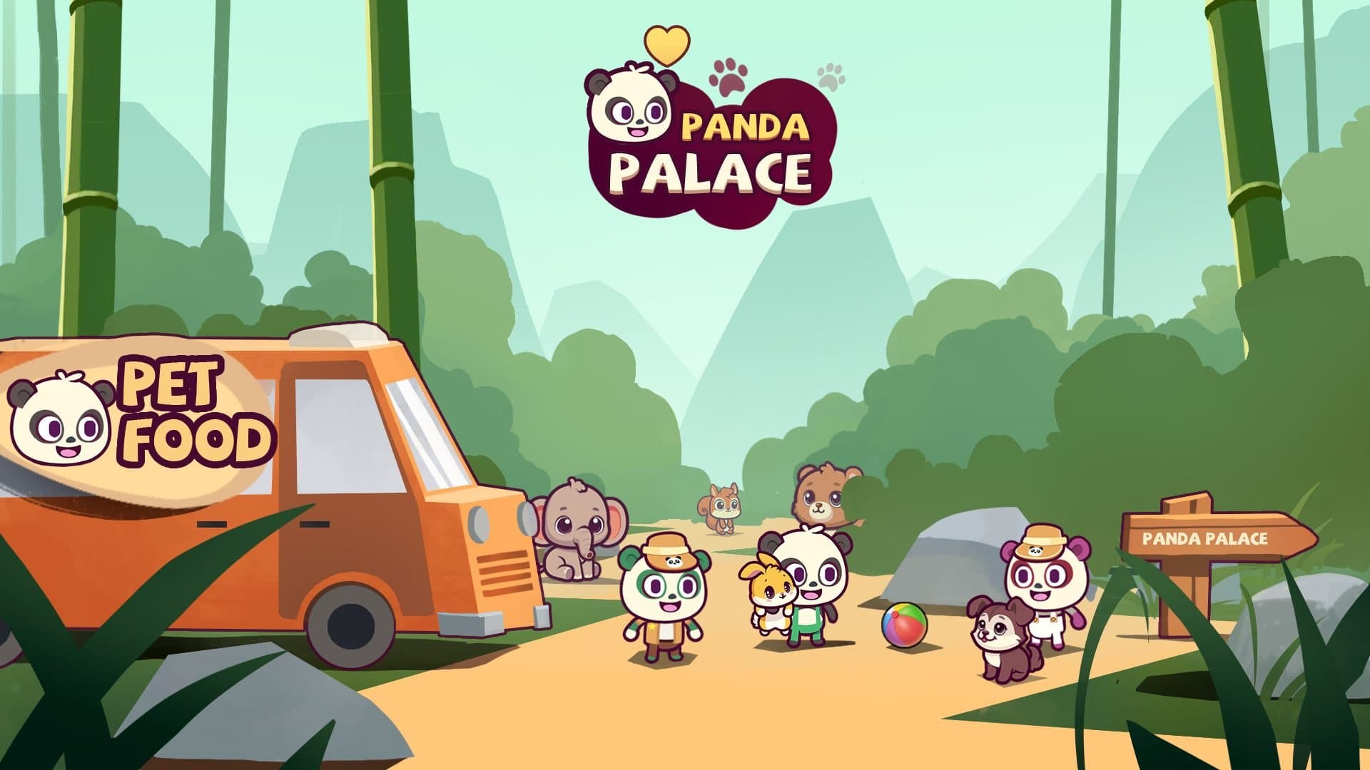 Palacio Panda: Adopta, Alimenta y Cuida Animales Rescatados Gratis Online - play online free