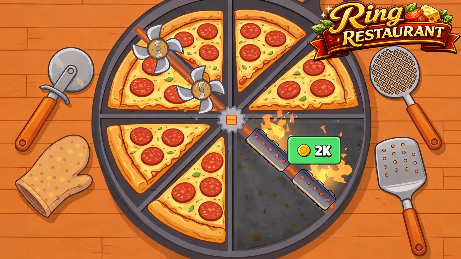 Ring Restaurant: Juego arcade de cocina gratis - play online free