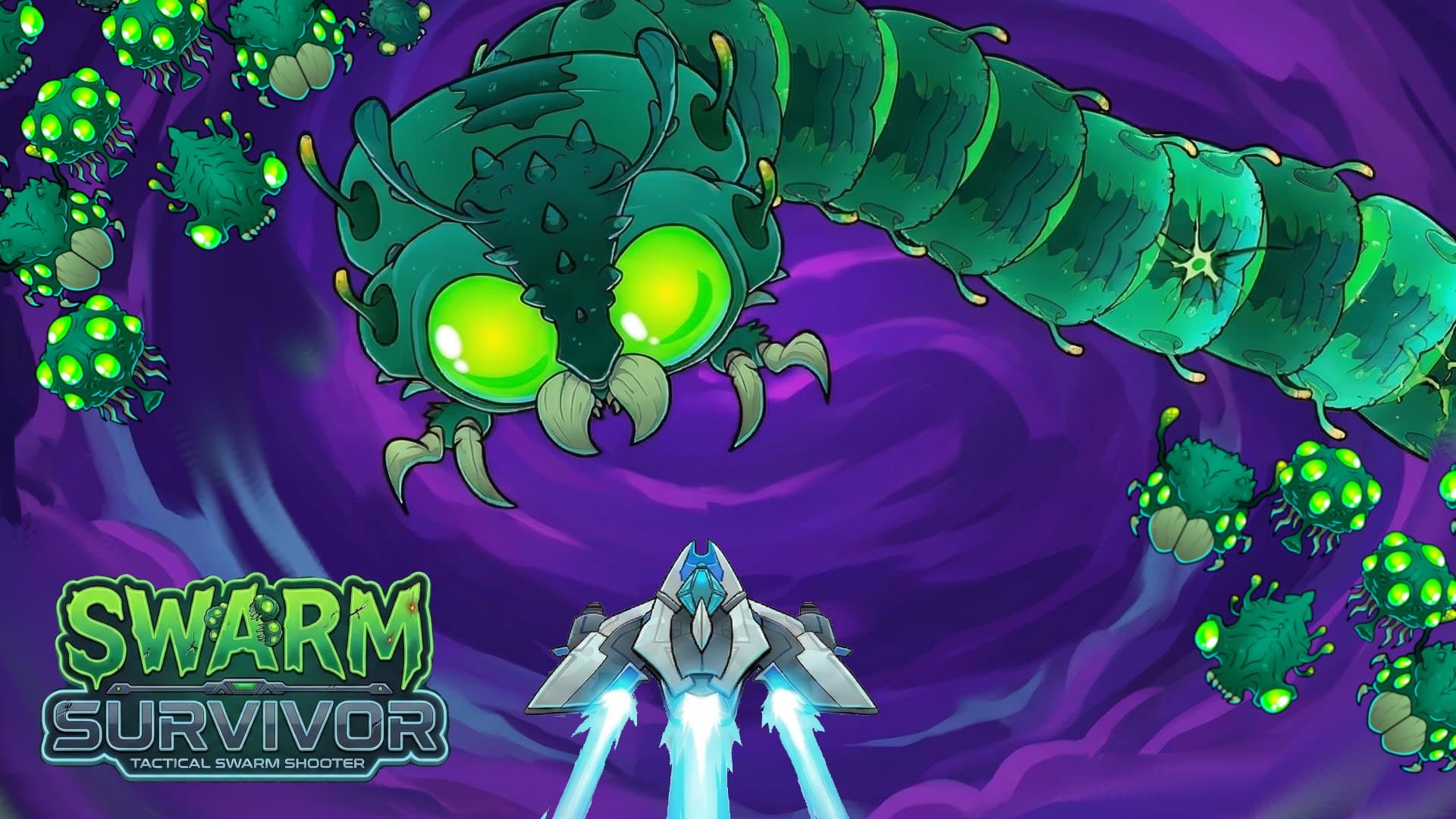 Swarm Survivor: Caos puro de bichos espaciales que es adictivo a su manera - play online free