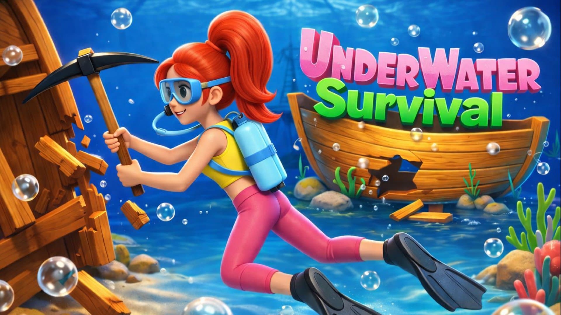 アンダーウォーター・サバイバル – 探索・クラフト・深海サバイバル - play online free